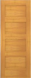 Flat  Panel   San  Diego  Cypress  Doors